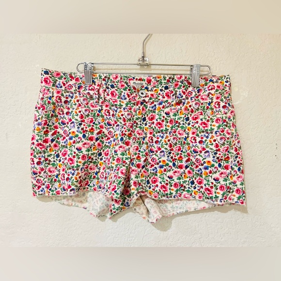 Madewell floral shorts size 28 super comfy nice fabric 100% cotton - Picture 1 of 16
